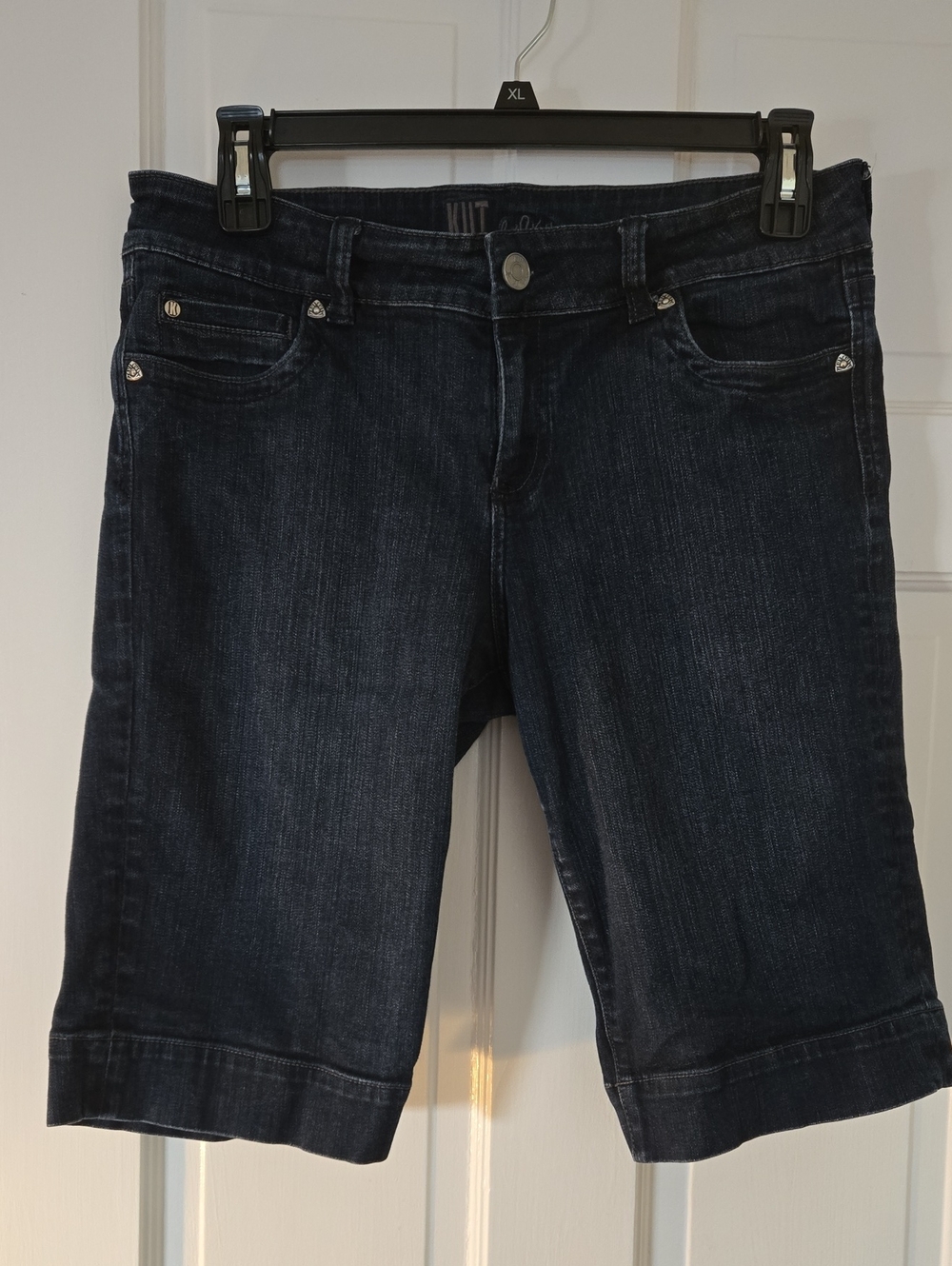 Kut from the Kloth Dark Blue Denim Bermuda Shorts